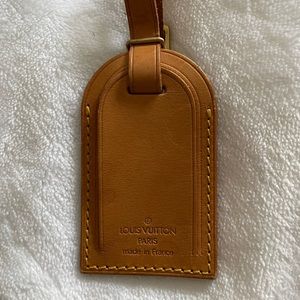 Louis Vuitton Vachetta Luggage Tag